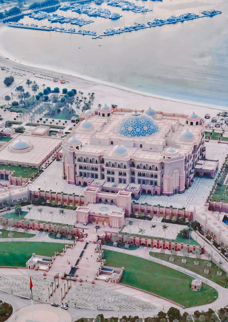 Emirates Palace in Abu Dhabi