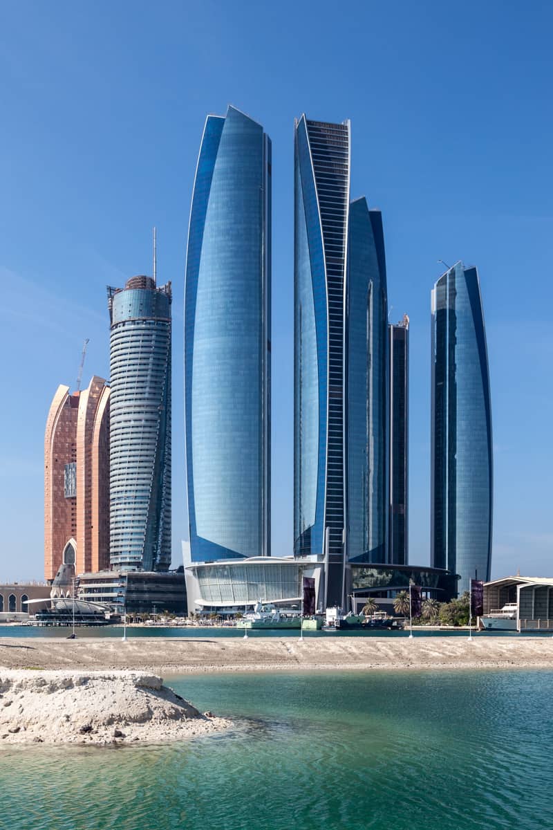 Etihad Towers In Abu Dhabi