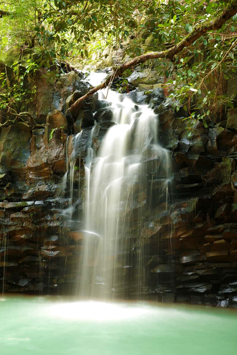 Hanawi Falls in Maui Hawaii