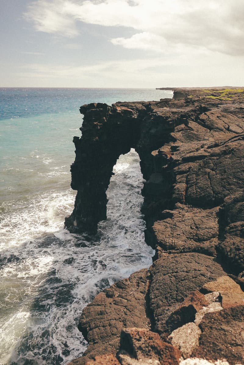 Holei Sea Arch, Big Island, Hawaii Volcanoes National Park
