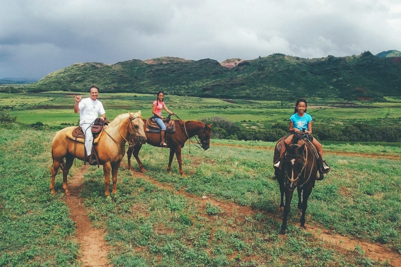 Horseback riding in Hawaii