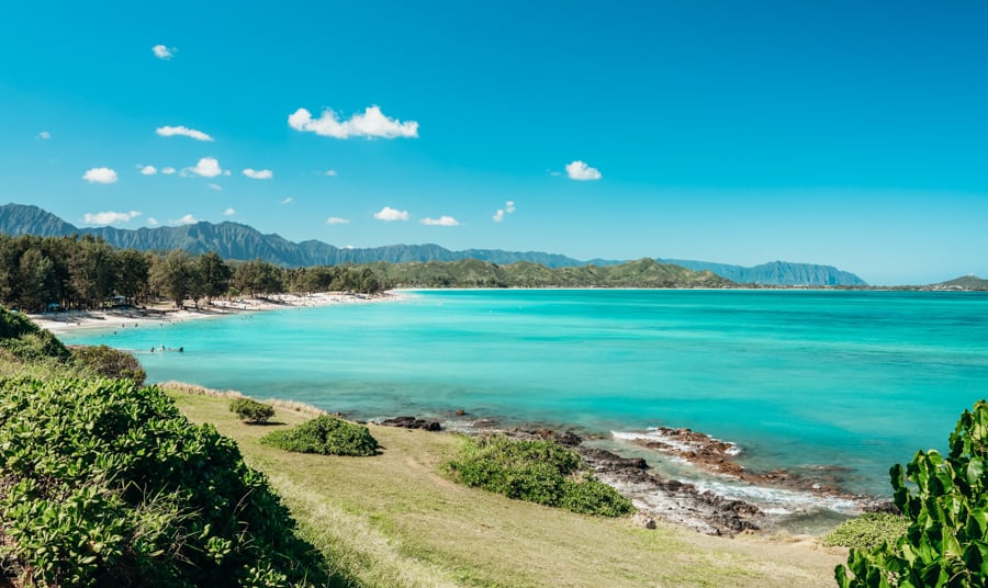 Kailua Beach snorkeling in Oahu