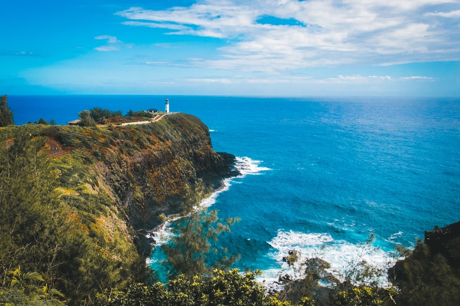 Kilauea Lighthouse in Kauai Hawaii