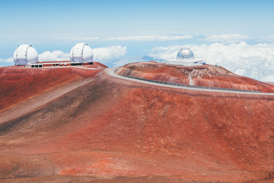 Mauna Kea observatory on the Big Island Hawaii