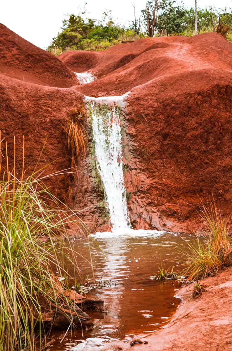 Red Dirt Waterfall in Kauai