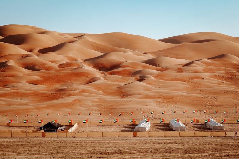 The Moreeb dunes Abu Dhabi