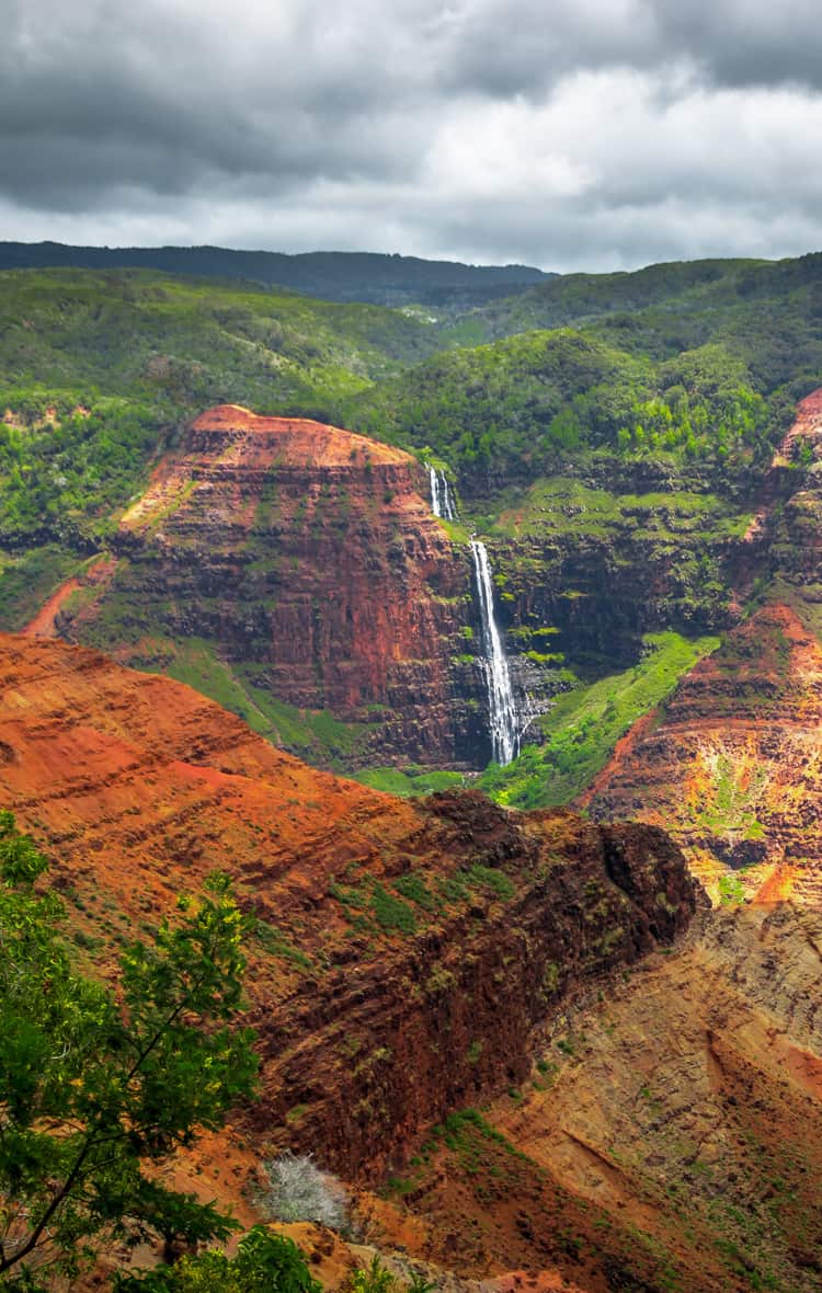 Waipoo Falls in Kauai