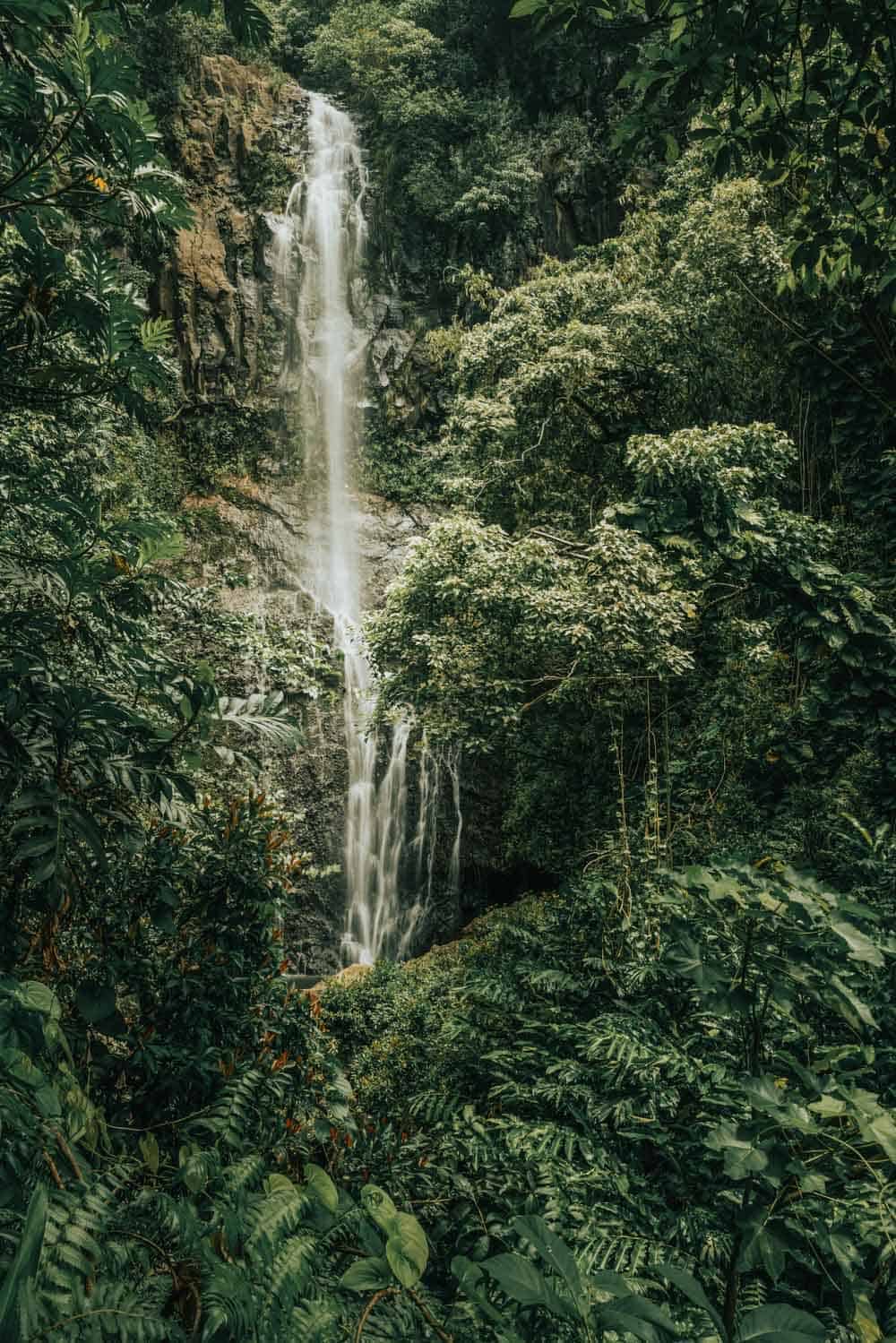 Wailua Falls in Maui Hawaii