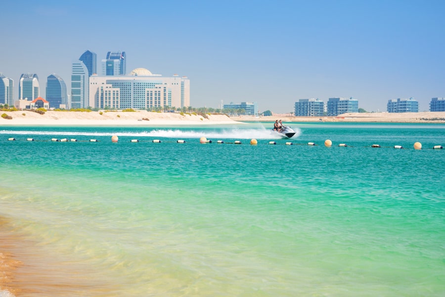 jetski ride in Abu Dhabi, UAE