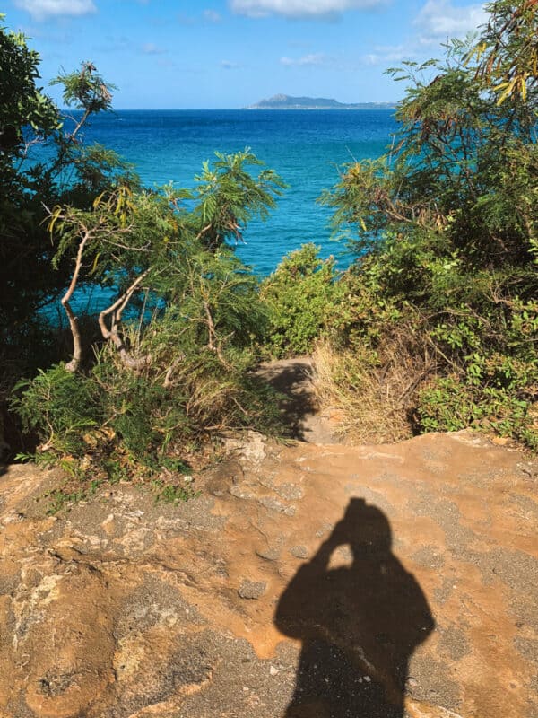 China walls trail Oahu