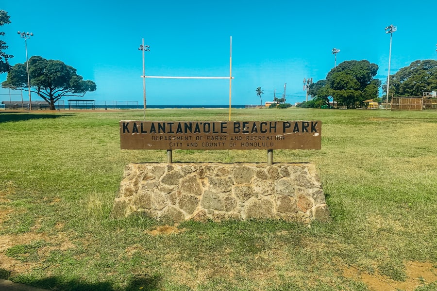 Kalanianaole Beach Park