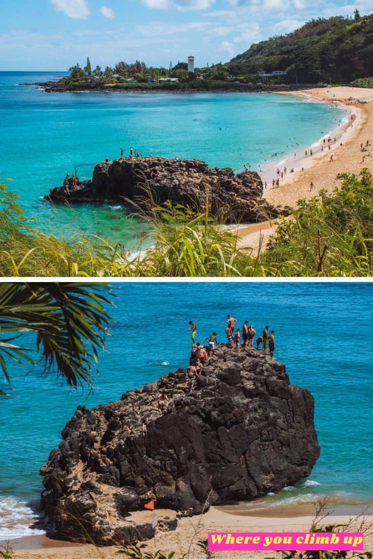 Waimea Bay Cliff Jump Oahu