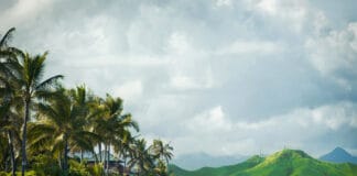 Lanikai Beach on Oahu, Hawaii