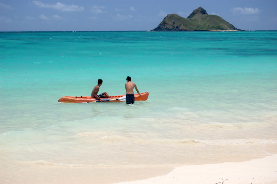 Lanikai Beach kayaking tour on Oahu