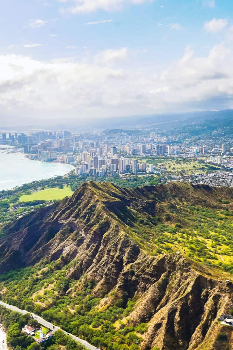 Diamond Head Crater in Oahu