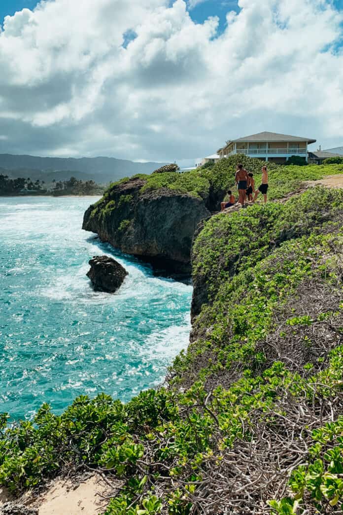 Laie Point Cliff Jump on Oahu