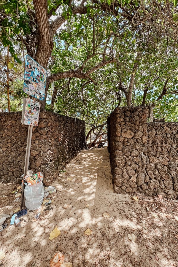 Makena Cove entrance