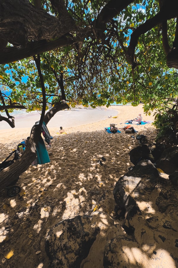 Makena Cove or secret cove in maui