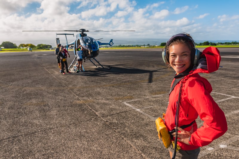 Helicopter tour on Oahu