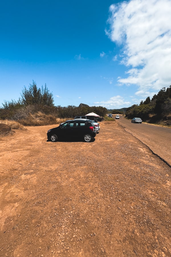 Olivine pools parking