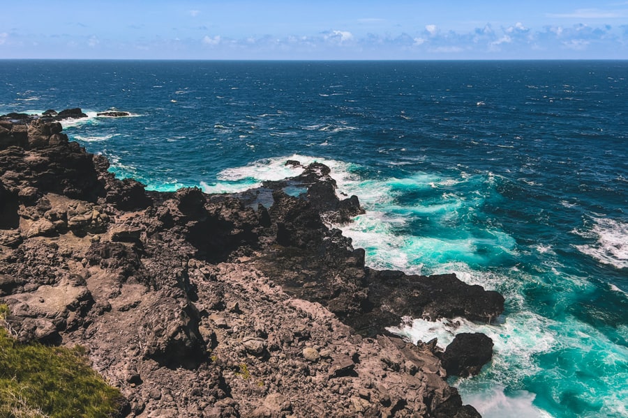 Olivine pools in Maui Hawaii