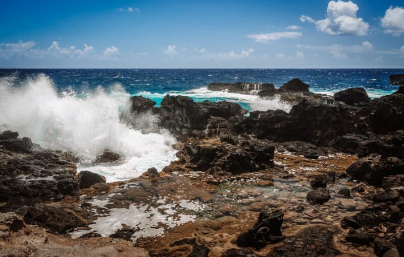 Olivine pools Maui Hawaii