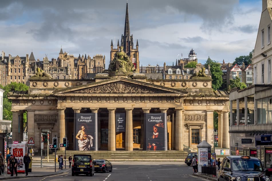 Scottish National Gallery in Edinburgh Scotland