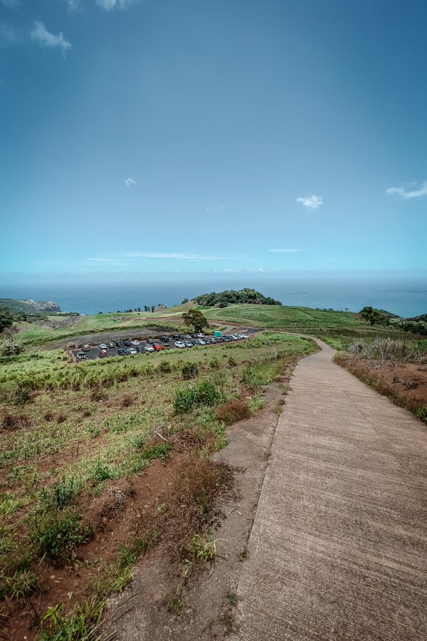 Waihee Ridge Trail parking