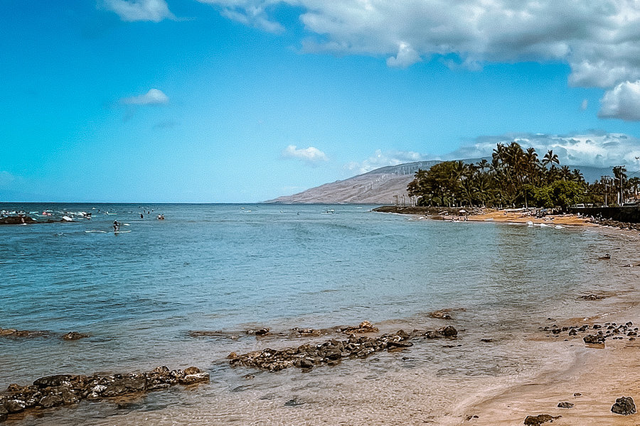 Cove park Beach in Maui Hawaii