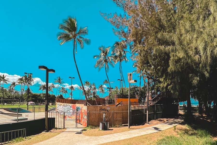 Kalama skate park Maui