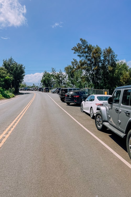 Slaughterhouse Beach Parking Maui