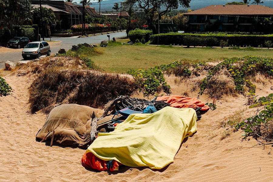 Waipuilani Park homeless in Maui