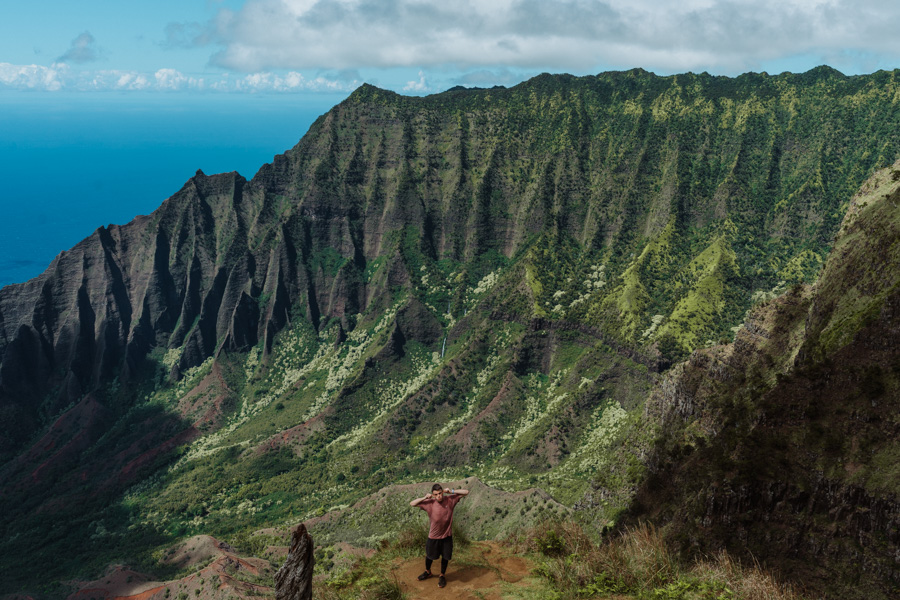 Kalepa Ridge Trail on the Napali Coast