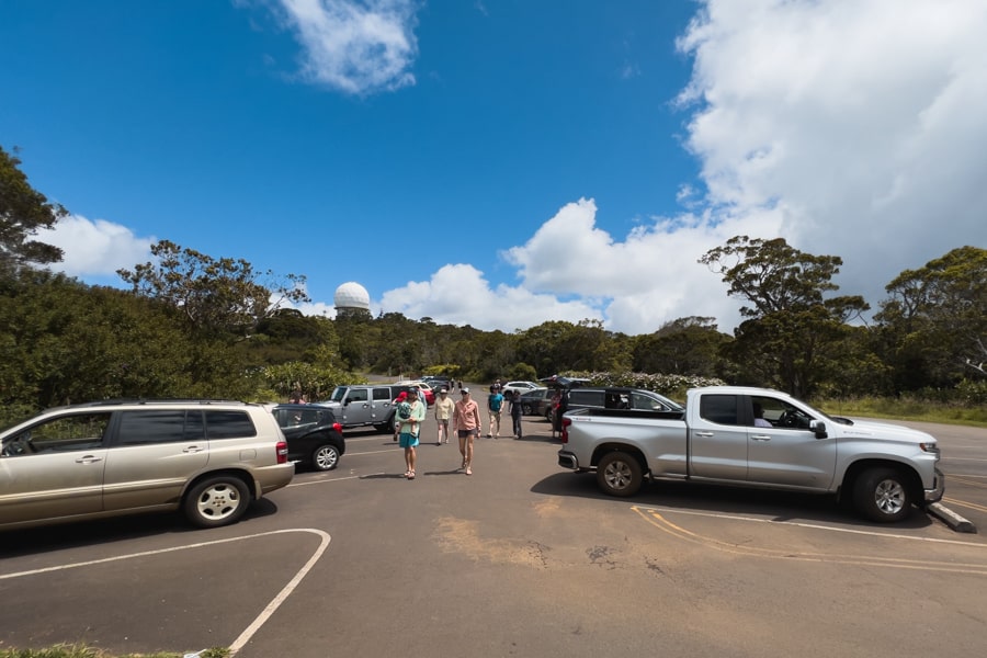 Kalepa ridge trail parking