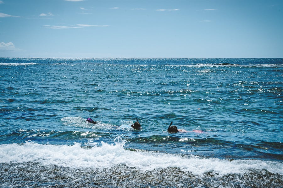 Kee beach snorkeling