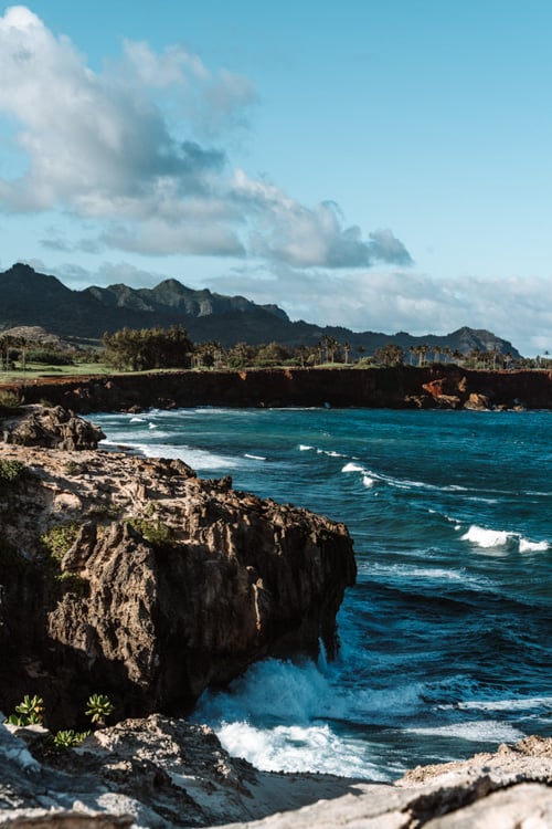 Mahaulepu Heritage Trail cliffs