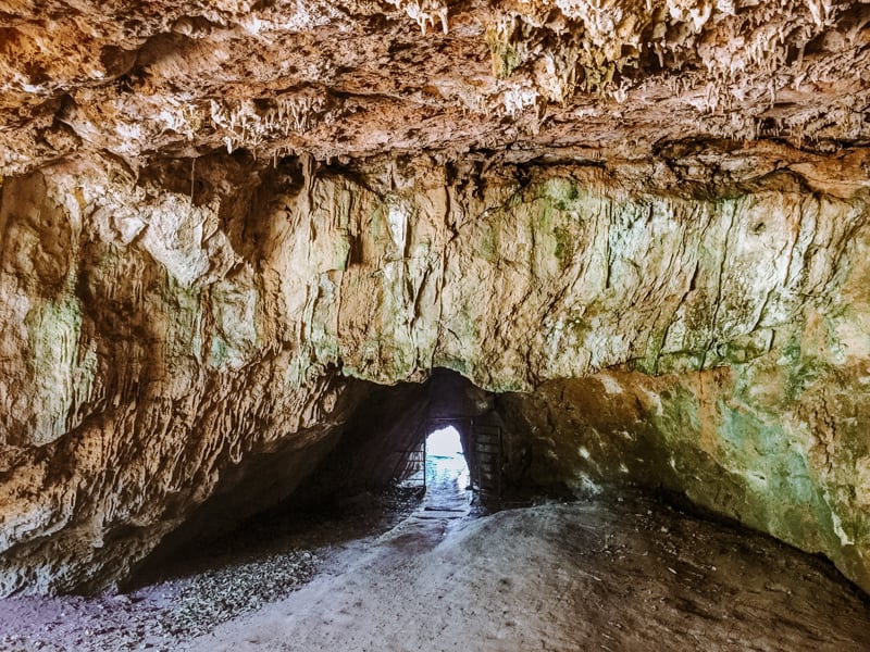 Makauwahi Cave entrance in Kauai Hawaii