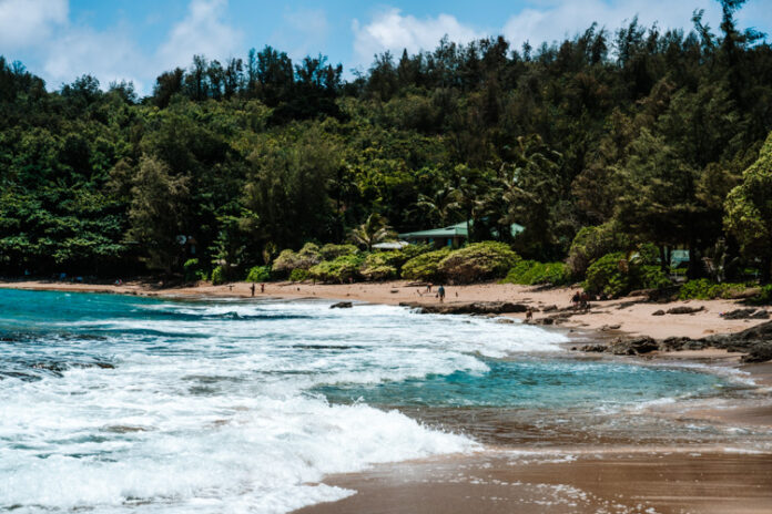 Moloaa Beach in Kauai Hawaii