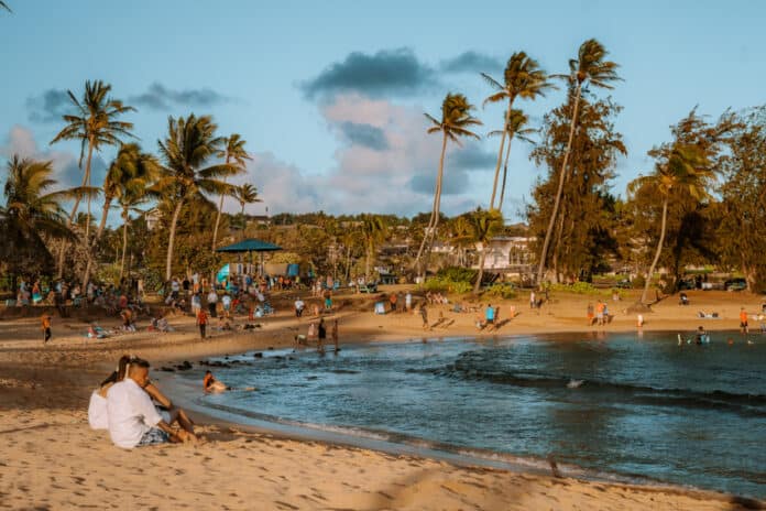 Poipu beach Kauai Hawaii