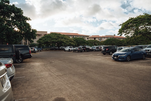 Poipu beach parking