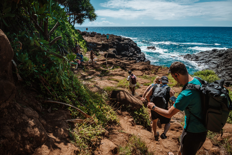 Queens Bath Hike in Kauai Hawaii