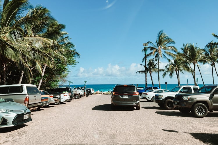 Shipwrecks beach parking