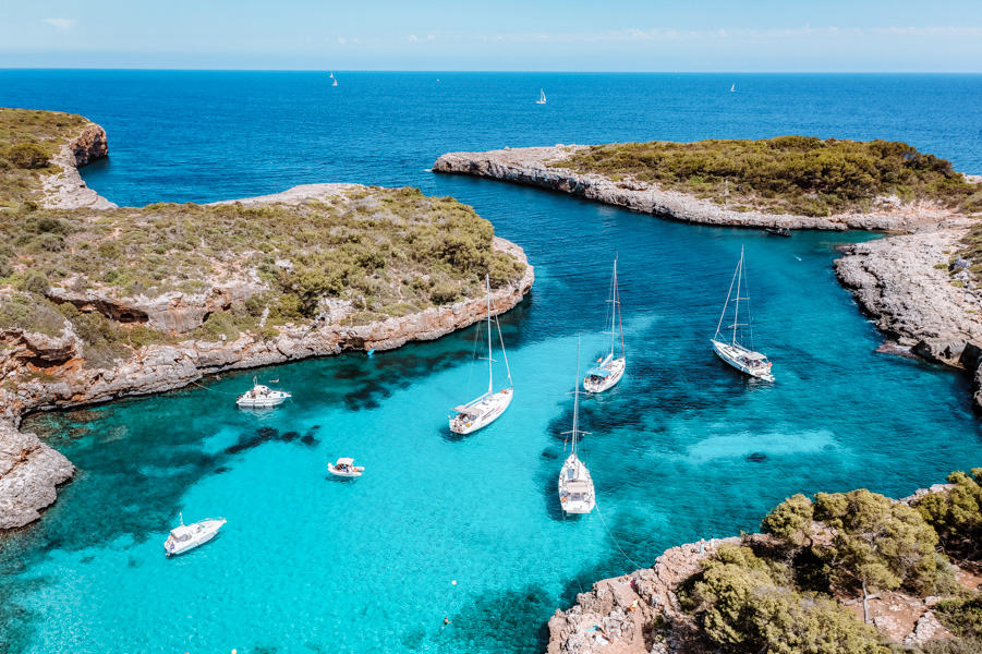 Cala Sa Nau in Mallorca Spain