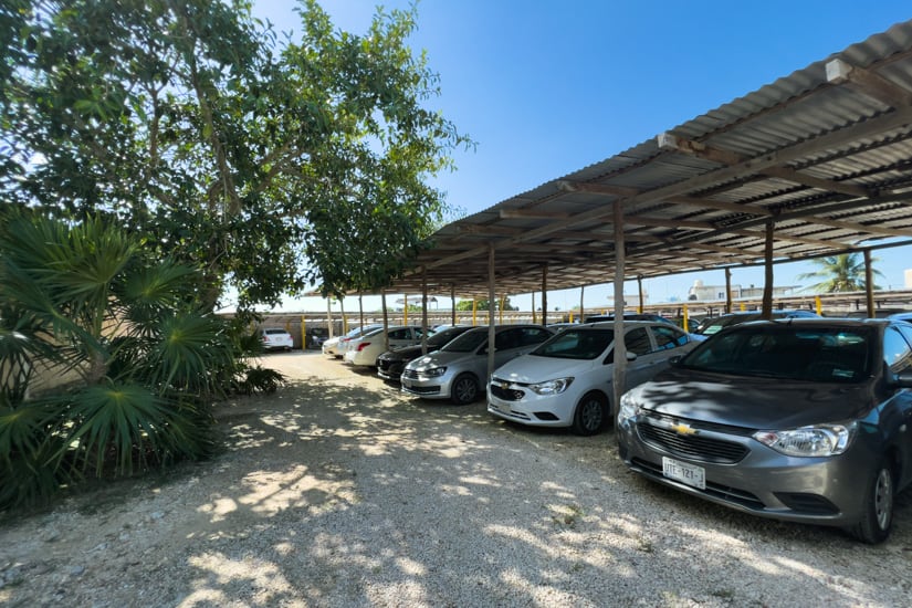 Chiquila car park