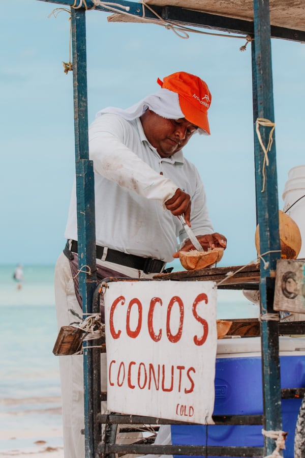 Coconut water Holbox