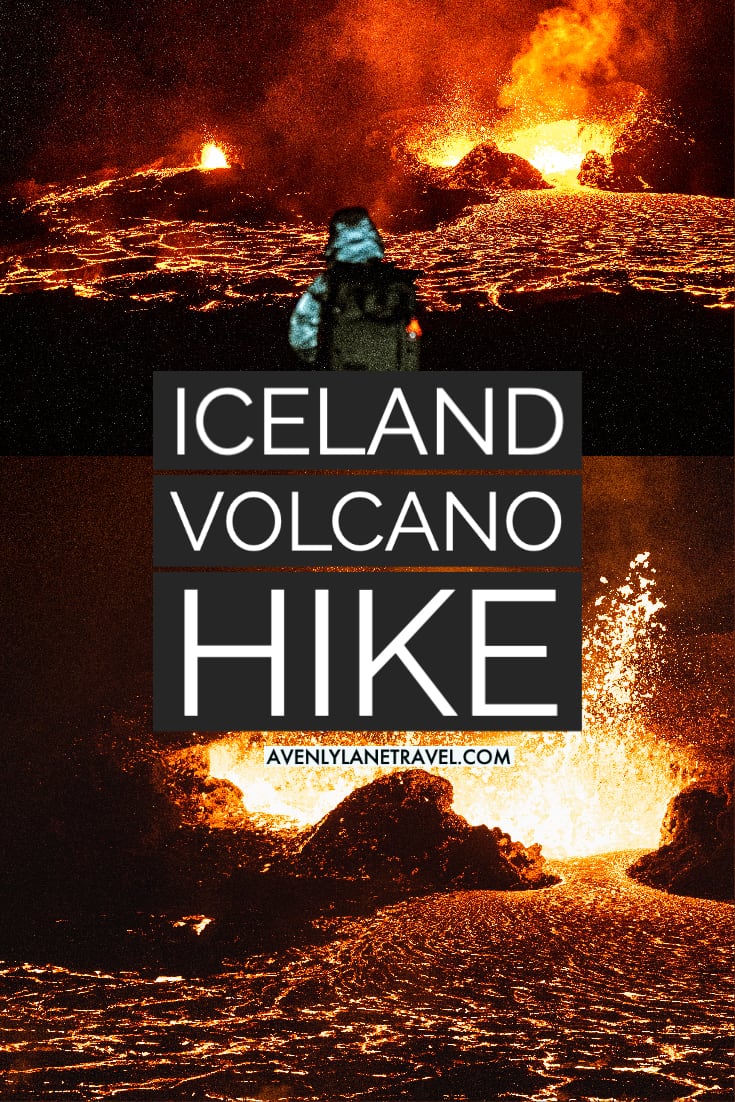 Iceland volcano hike
