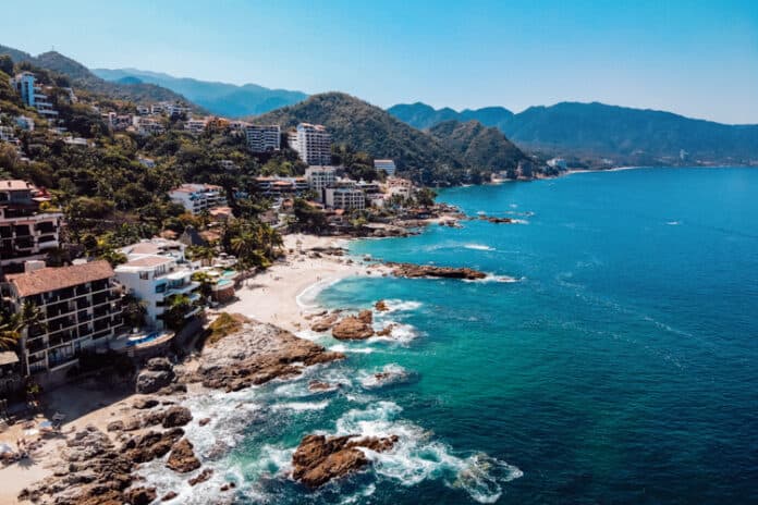 Conchas Chinas Beach in Puerto Vallarta