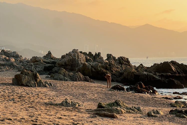 Conchas Chinas beach in Puerto Vallarta