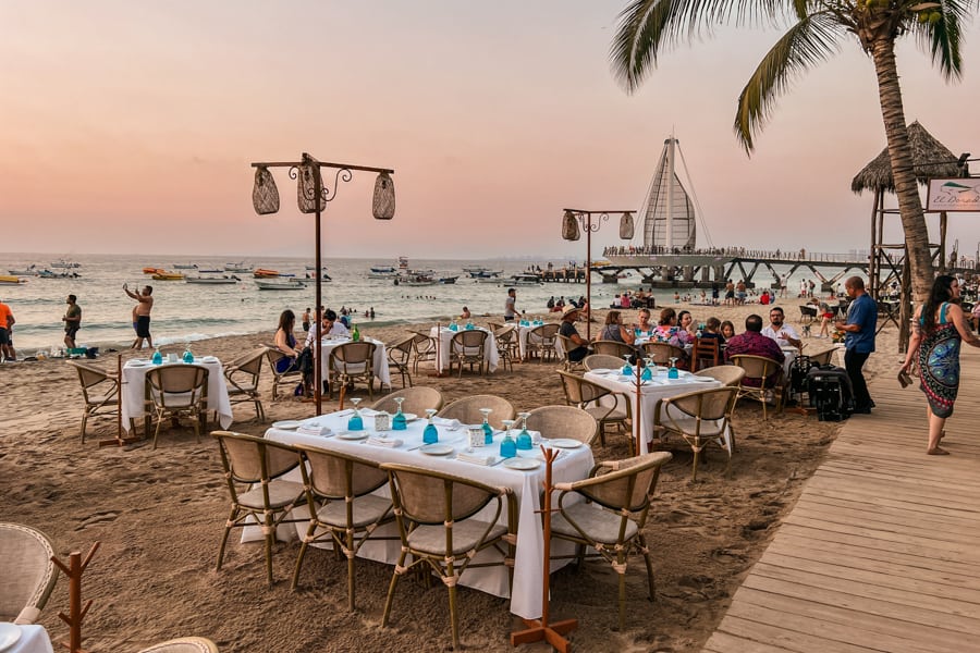 Los Muertos Beach restaurants