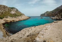 Cala Figuera in Formentor cap in Mallorca